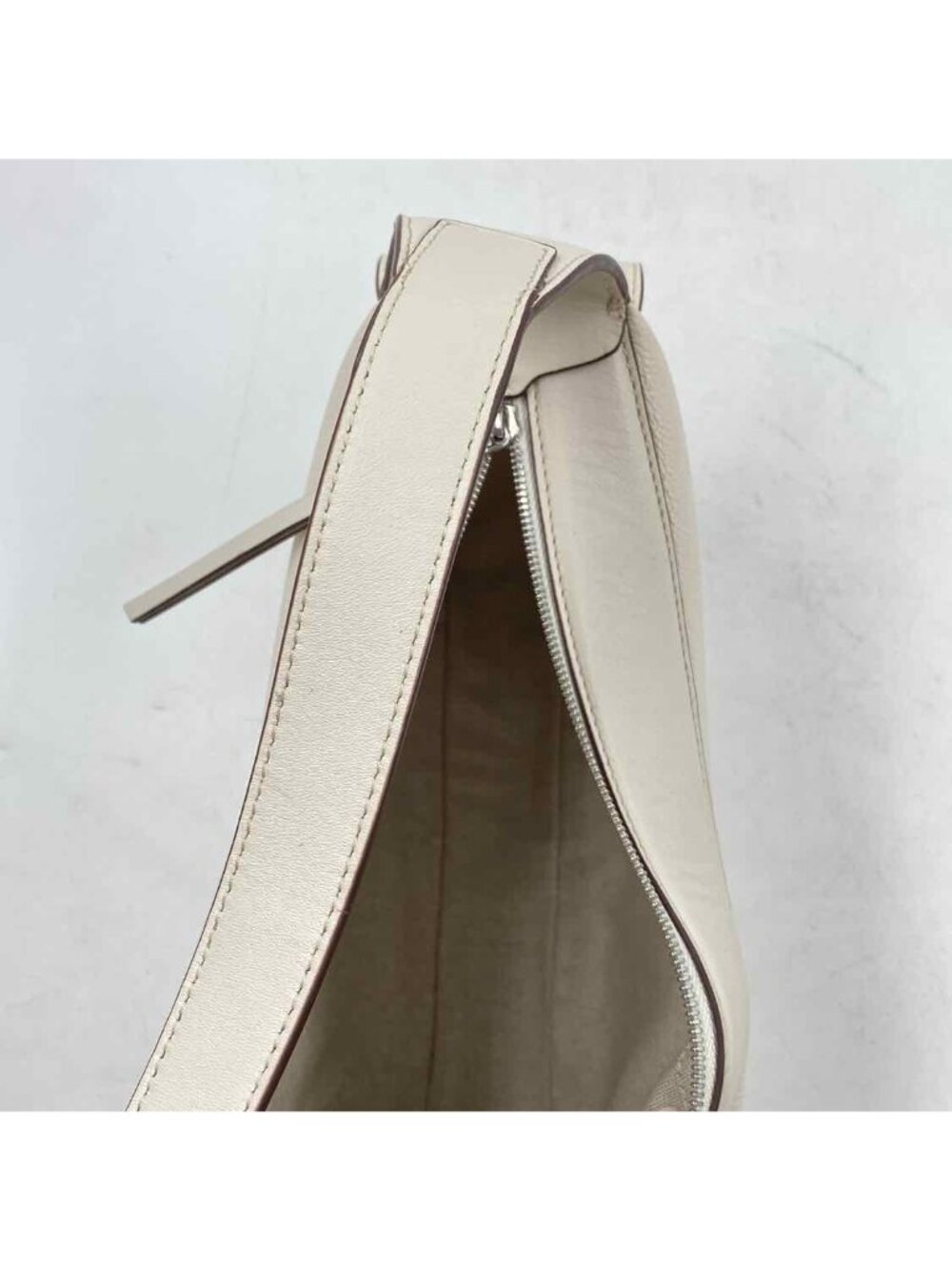 RADLEY London Chalk Pebble Leather FRITZROVIA Small Zip Top Shoulder Style - Picture 4 of 4